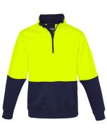 Half Zip Jumper - YELLOW NAVY