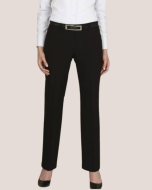 Ladies Straight Leg Pants - BLACK