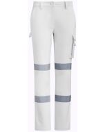 Ladies Taped Drill Pants - WHITE