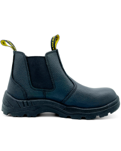 Slip On Safety Boots - BLACK