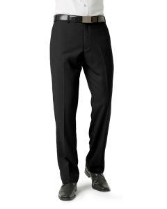 Mens Classic Suit Pants - BLACK