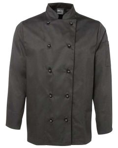 Unisex Chef Jacket L/S - BLACK