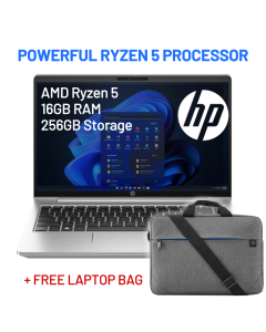 HP Probook 455 G10 15.6" FHD Laptop - 16GB RAM / 256GB SSD / AMD Ryzen 5 (Bonus Laptop Bag)