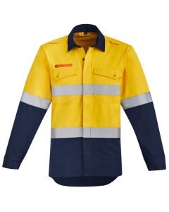 TAPED HRC2 SHIRT L/S - Y/NAVY