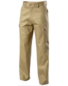 Drill Cargo Pants - KHAKI