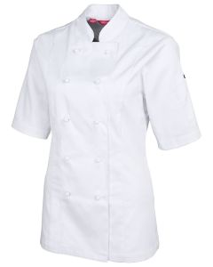 Ladies Chef Jacket S/S - WHITE