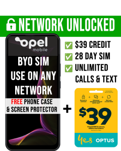 Unlocked Opel Mobile 65 4G Smartphone 64GB with $39 Optus SIM