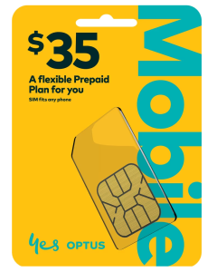 Optus $35 Prepaid SIM Card Starter Kit