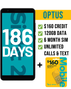 Optus X Sight 2 Smartphone with $160 Six Month SIM