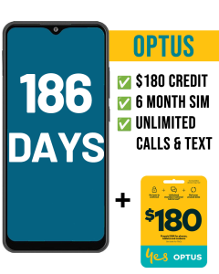 Optus X Tap 2 Smartphone with $180 Six Month SIM