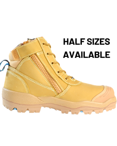 Bata Horizon Ultra Side Zipper Boots - WHEAT