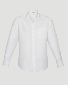 Mens Business Shirt L/S - WHITE