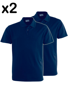 Polo S/S - NAVY (2 PACK)