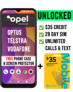 Opel Mobile Smart 65Q - 4G Smartphone 64GB with $35 Optus SIM