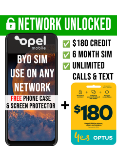 Unlocked Opel Mobile S65 4G Smartphone 64GB with $180 Optus SIM (6 Months SIM)