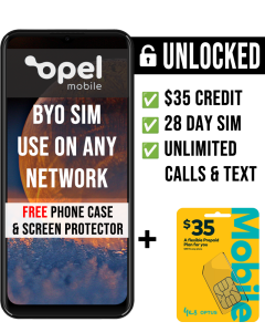 Unlocked Opel Mobile Smart 65R - 4G Smartphone 32GB with $35 Optus SIM